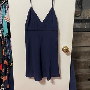 Blue cotton on romper (worn once)